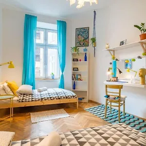 Blue Peace-apartment With Free Parking In Center For 1-6 People Kraków
